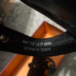 Leather slippers fit through to the size